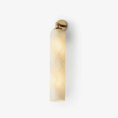 Alabaster Tube Cylinder Wall Sconce