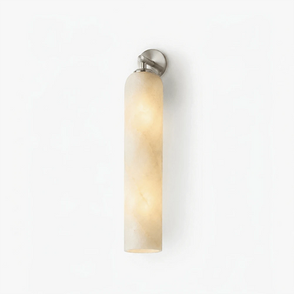 Alabaster Tube Cylinder Wall Sconce