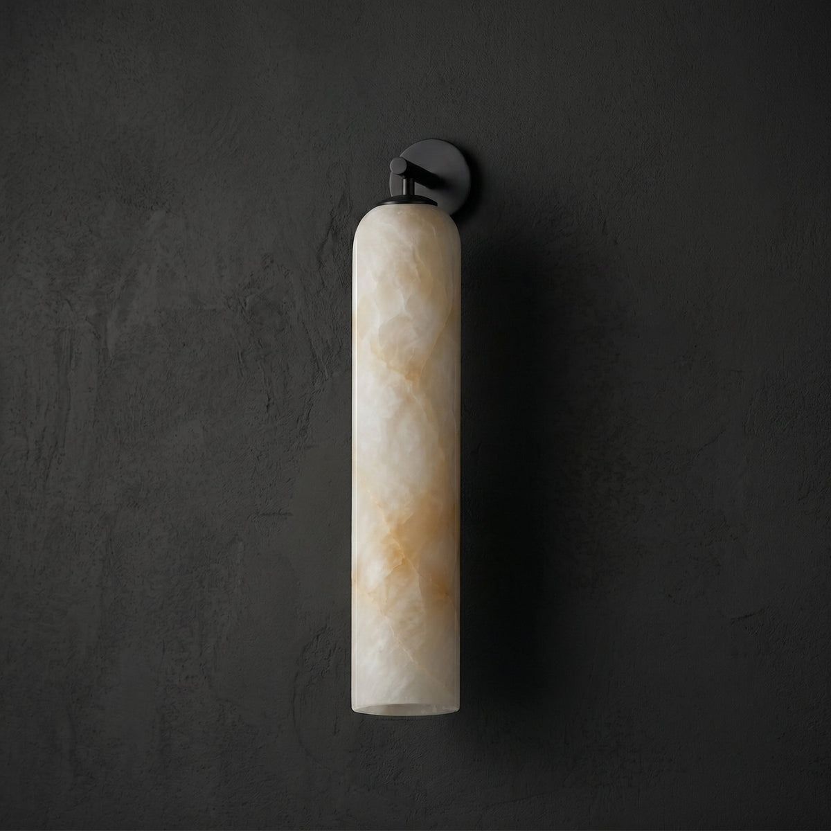 Alabaster Tube Cylinder Wall Sconce