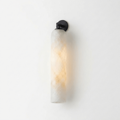 Alabaster Tube Cylinder Wall Sconce
