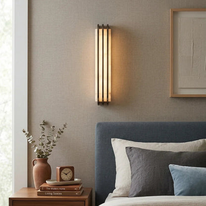 Virex Layered Alabaster Wall Light