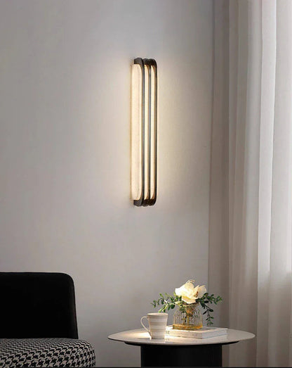Virex Layered Alabaster Wall Light