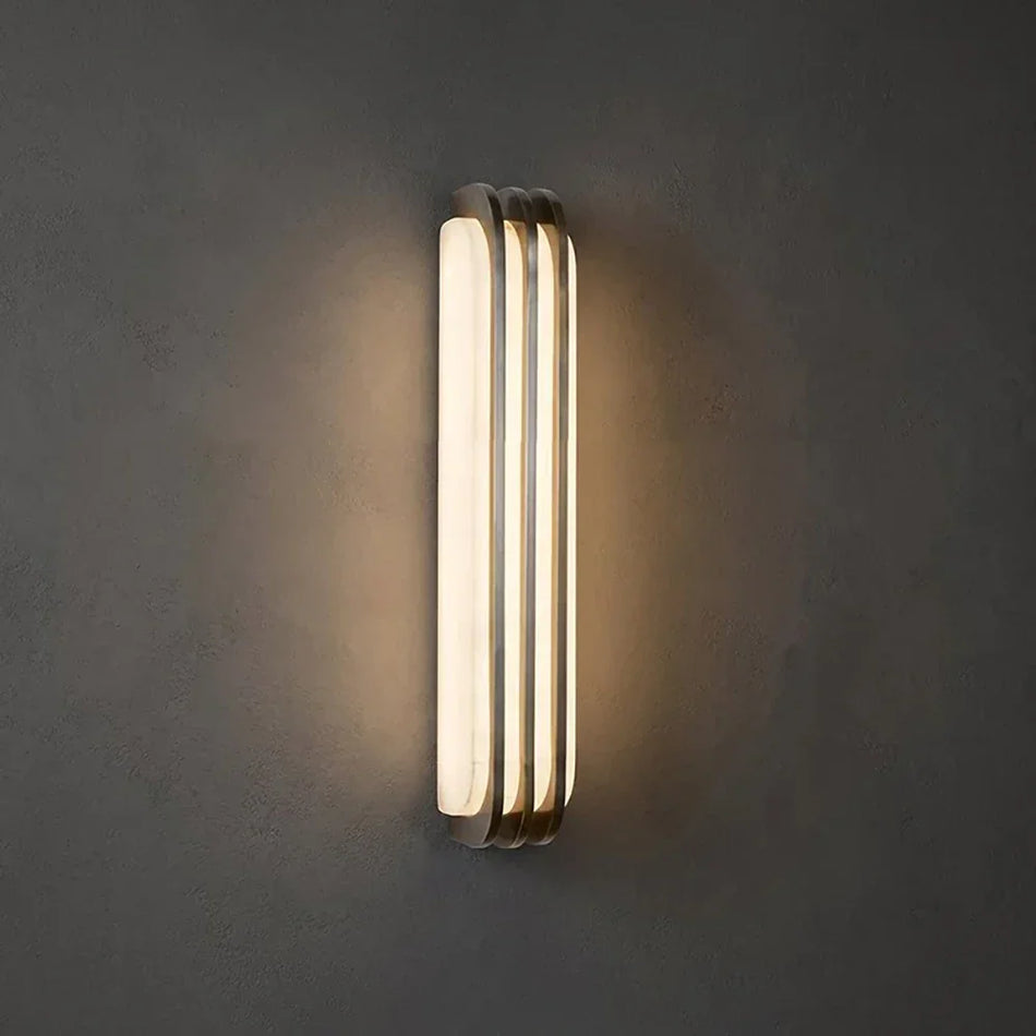 Virex Layered Alabaster Wall Light