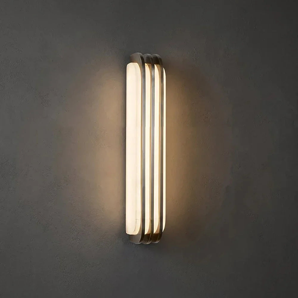 Virex Layered Alabaster Wall Light