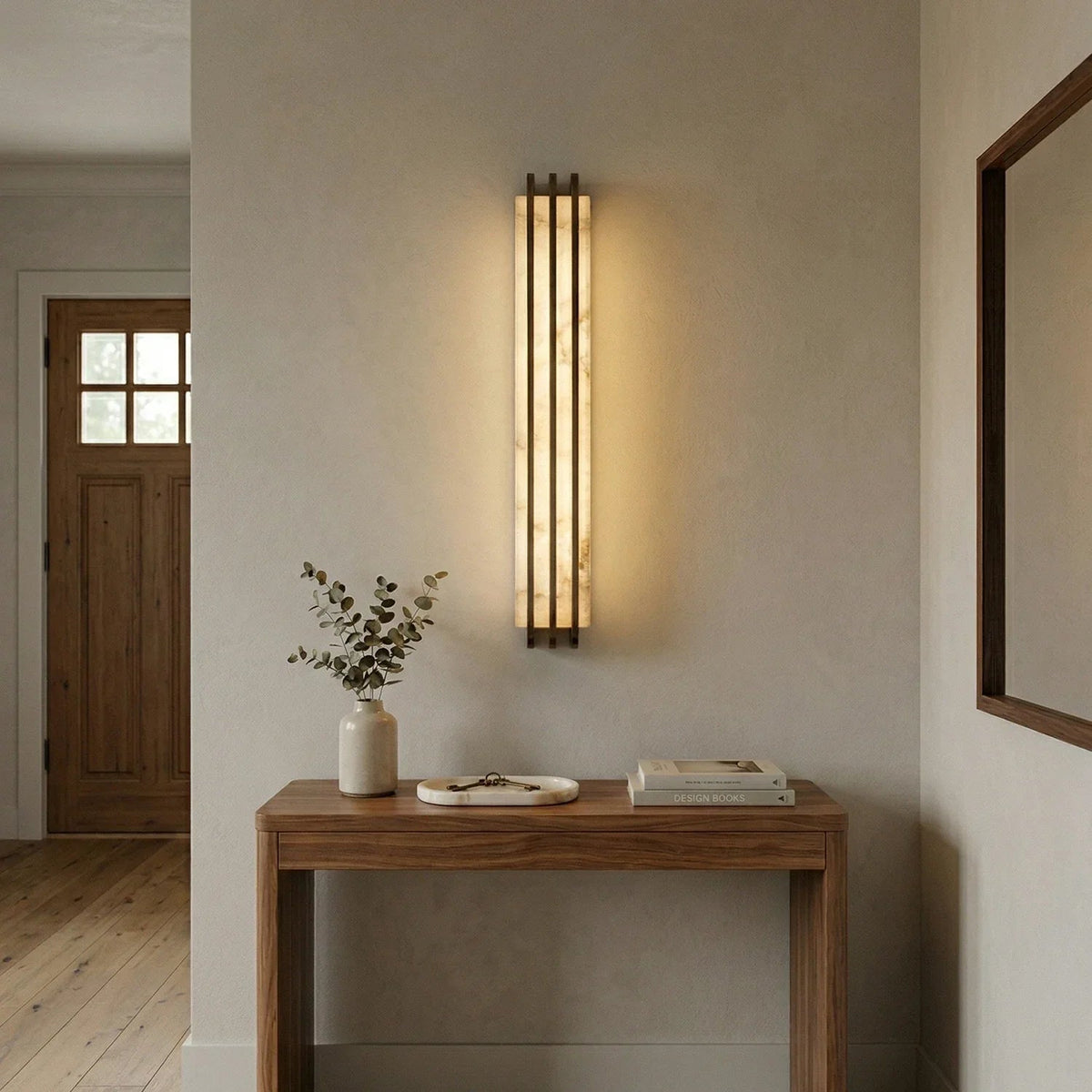 Virex Layered Alabaster Wall Light