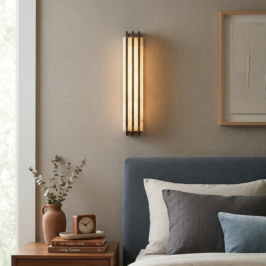 Virex Layered Alabaster Wall Light