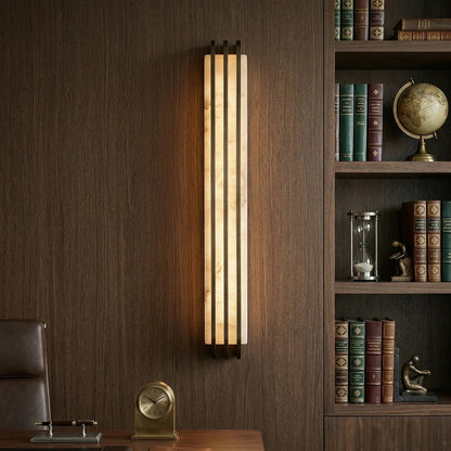 Virex Layered Alabaster Wall Light