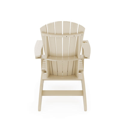 SoPoly St Simons Curved Back Adirondack Chair