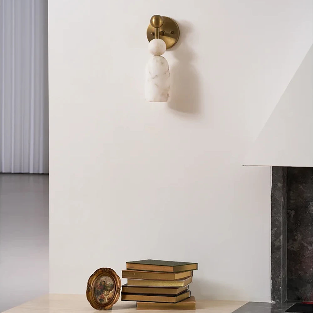 Flume Alabaster Wall Lamp