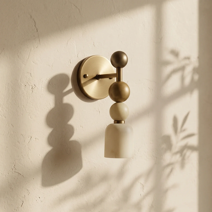 Flume Alabaster Wall Lamp