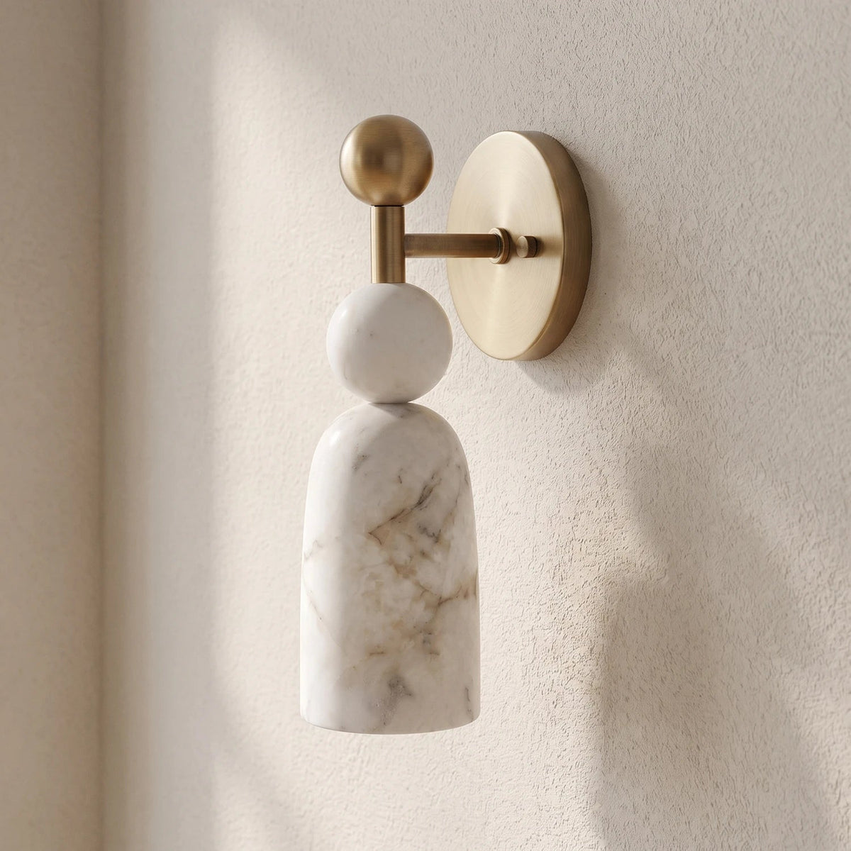 Flume Alabaster Wall Lamp