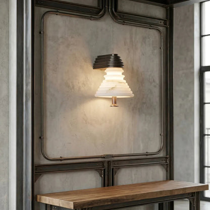 Strata Alabaster Wall Sconce