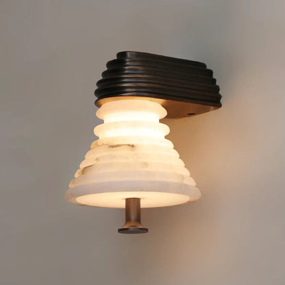 Strata Alabaster Wall Sconce
