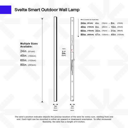 Svelte Smart Outdoor Lamp