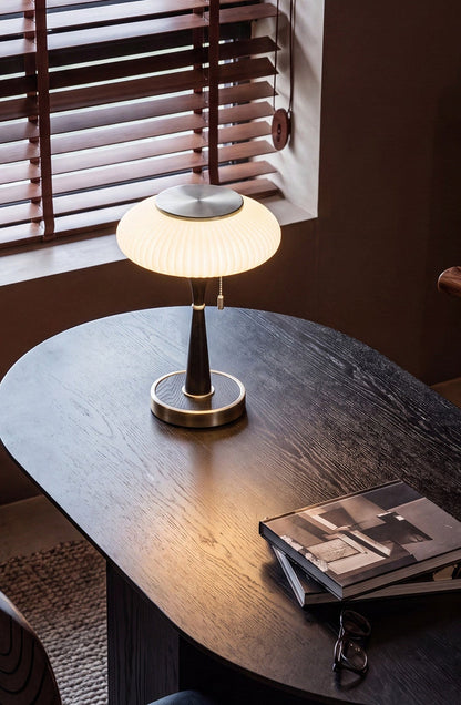 Sylva Mushroom Glass Table Lamp