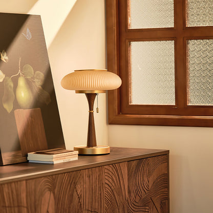 Sylva Mushroom Glass Table Lamp
