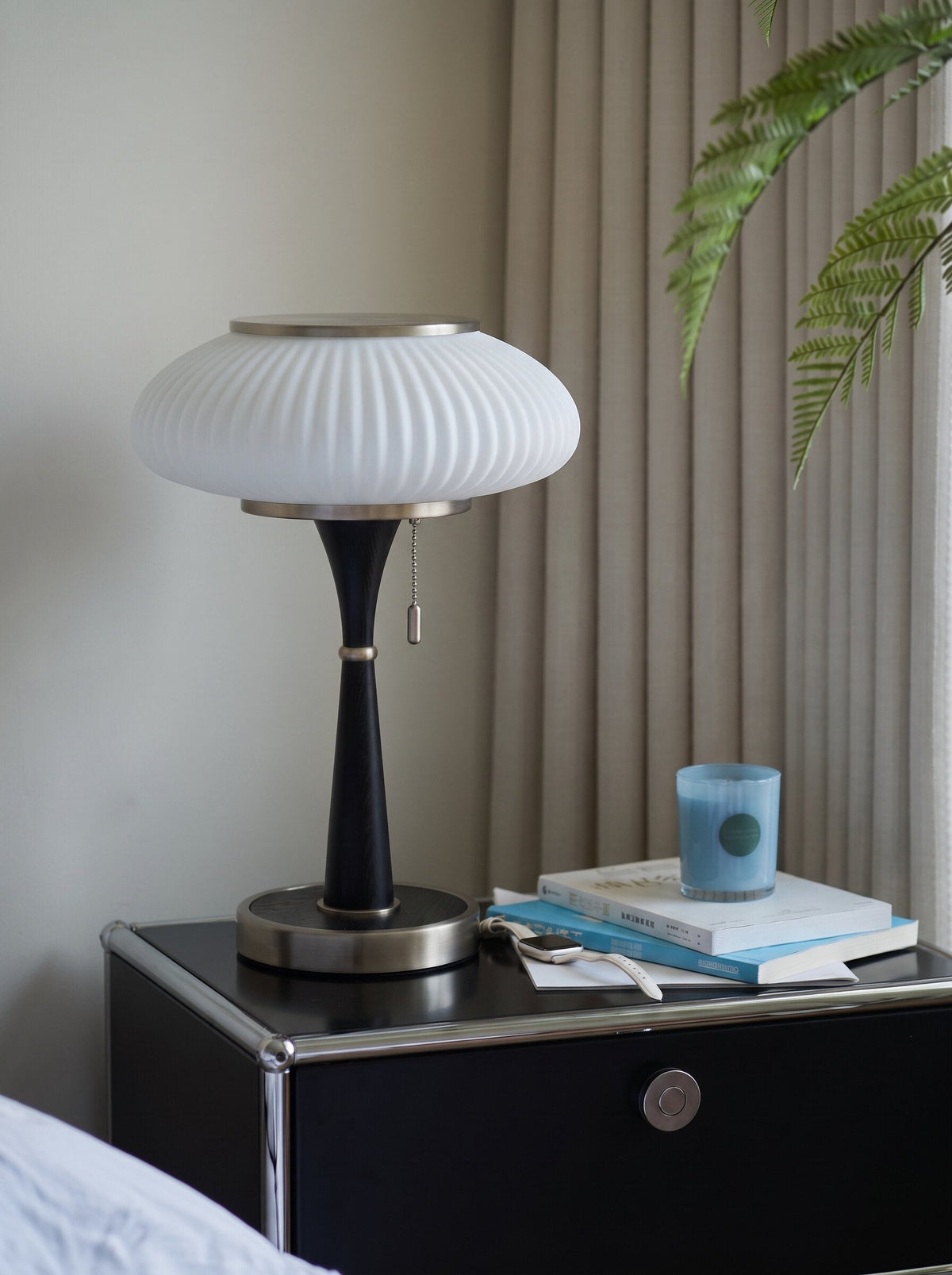 Sylva Mushroom Glass Table Lamp