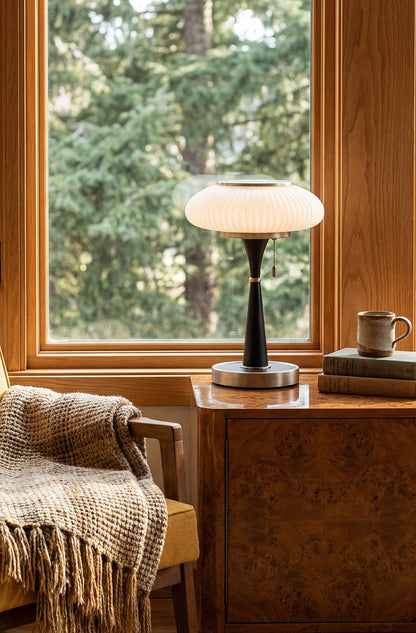 Sylva Mushroom Glass Table Lamp