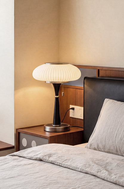 Sylva Mushroom Glass Table Lamp