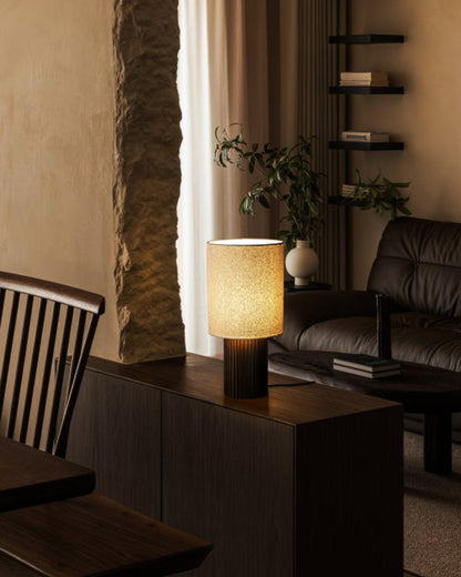 Sylvenna Log Wood Table Lamp
