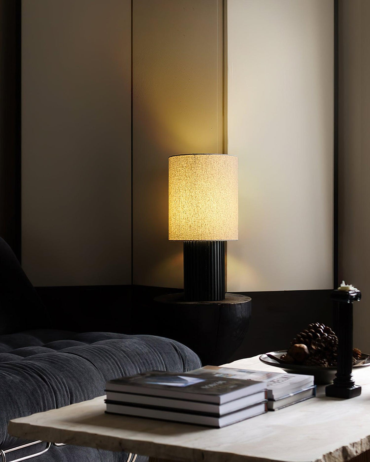 Sylvenna Log Wood Table Lamp