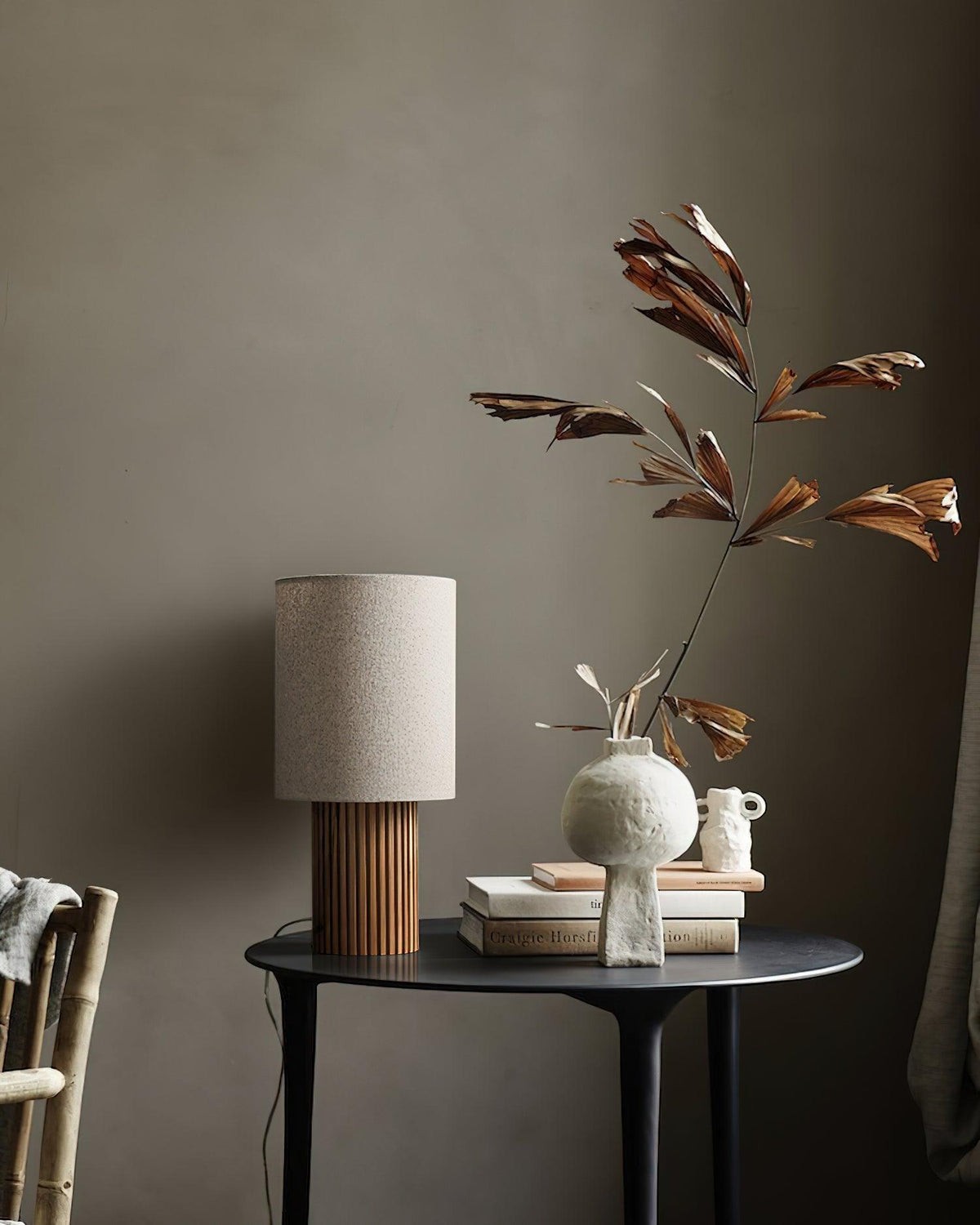 Sylvenna Log Wood Table Lamp