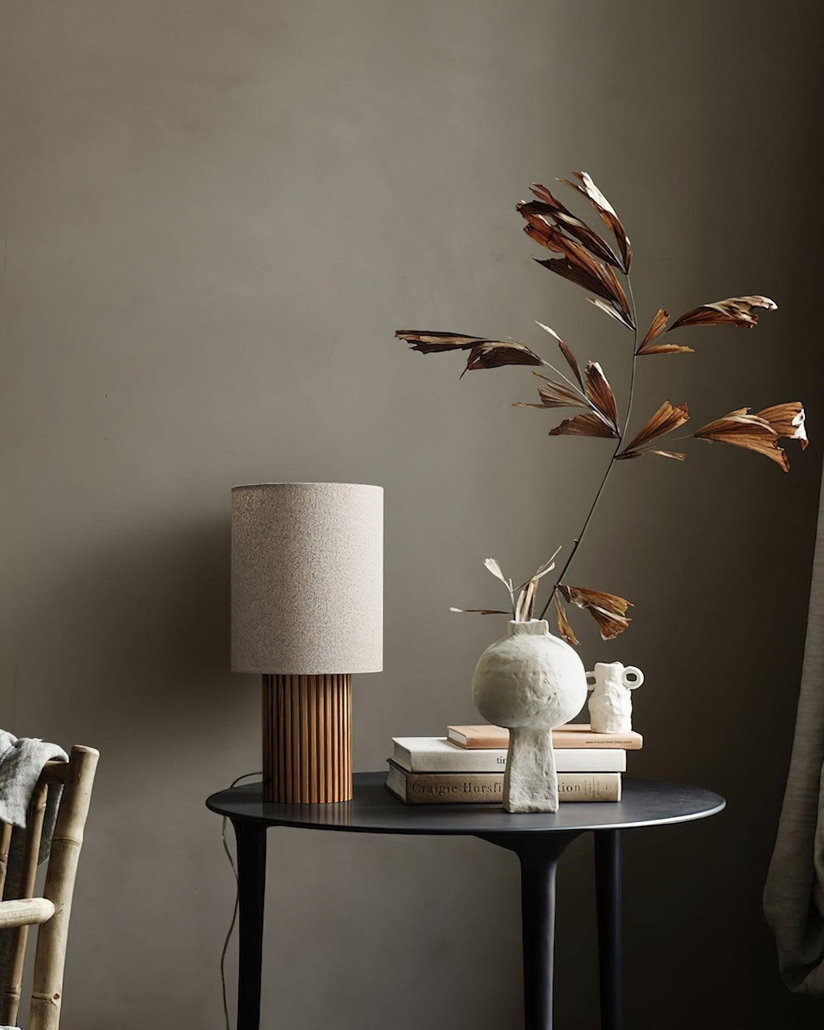 Sylvenna Log Wood Table Lamp