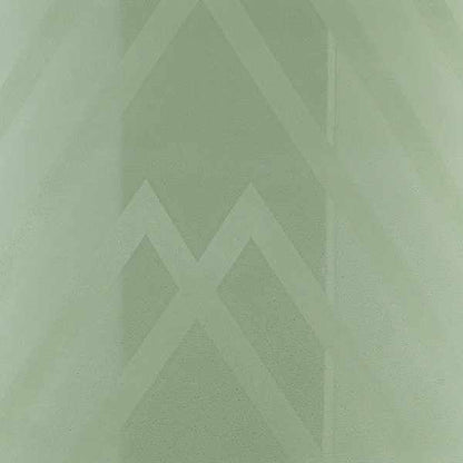Flynn Green Chevron Glass Decorative Accent - Clearance
