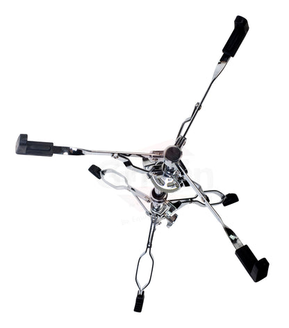 Drum Hardware Set - Hi-Hat Stand & Snare Drum Stand (2-Piece Kit) by GRIFFIN - Hi-Hat Pedal with Pull Chain, Chrome Double-Braced Kit & Mount Basket for Snares, Tom Drums & Practice Pad