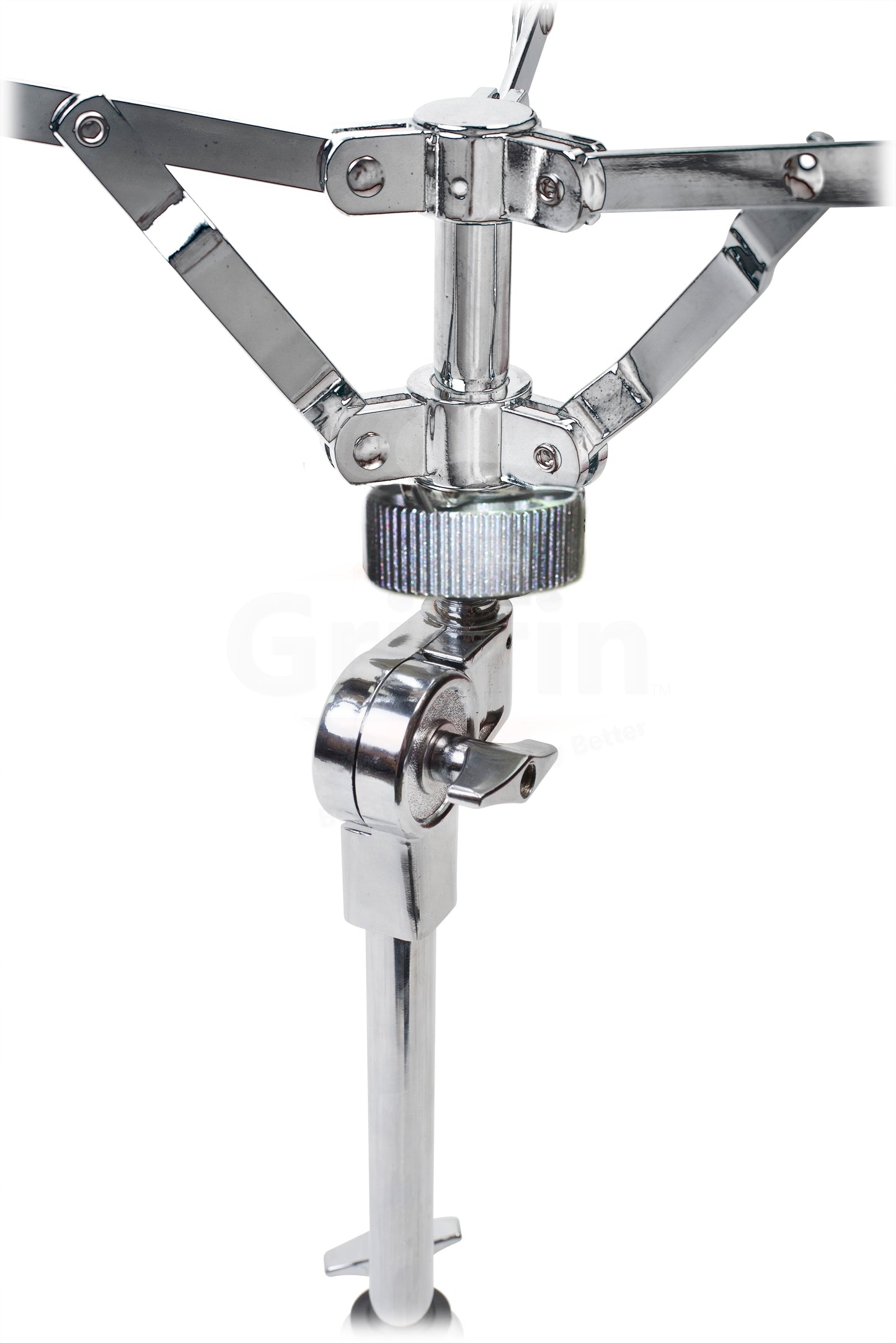 2-Pack Kick Bass Drum Pedal & Snare Drum Stand Set by GRIFFIN | Deluxe Double-Chain Foot Pedal with 4-Sided Beater & Adjustable Power Cam | Durable Percussion Hardware for Intense Play