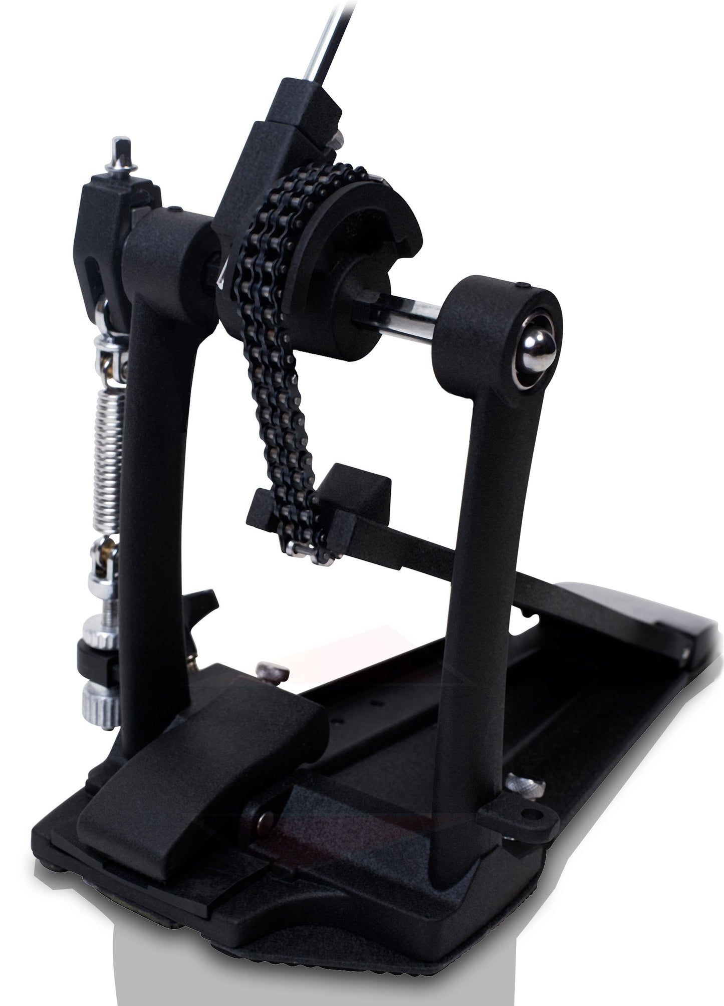 Hi-Hat Stand, Kick Drum Pedal & Snare Stand Hardware Kit (3-Piece Kit) by GRIFFIN - Deluxe Full-Size Percussion Chrome Set with Double-Braced Legs - Lightweight, Portable & Mobile, Perfect for Drummer Gigs & Live Performances
