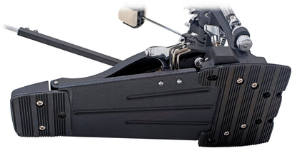 Double Kick Drum Pedal for Bass Drum by GRIFFIN - Deluxe Twin Set Foot Pedal - Quad Sided Beater Heads - Dual Pedal Two Chain Drive Hardware