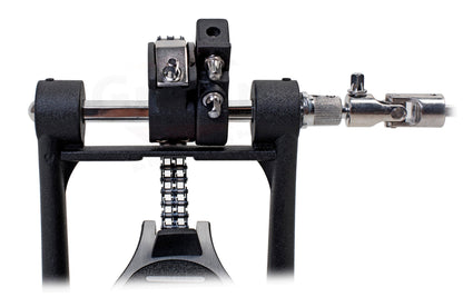 Deluxe Double Kick Drum Pedal for Bass Drum by GRIFFIN | Twin Set Foot Pedal | Quad Sided Beater Heads | Dual Pedal Two Chain Drive Percussion Hardware | Impressive Response for Metal & Rock Drummers