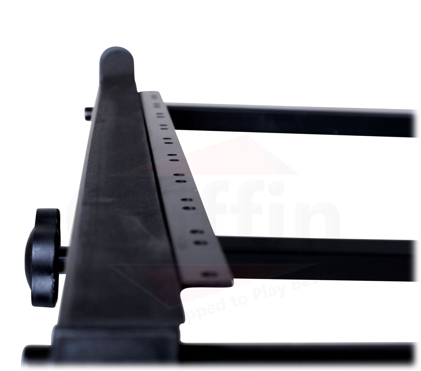 Rack Mount Rolling Stand & Adjustable Mixer Platform Rails by GRIFFIN - 19U Cart Holder for Music Studio Booth Pro Audio Recording Cabinet Equipment