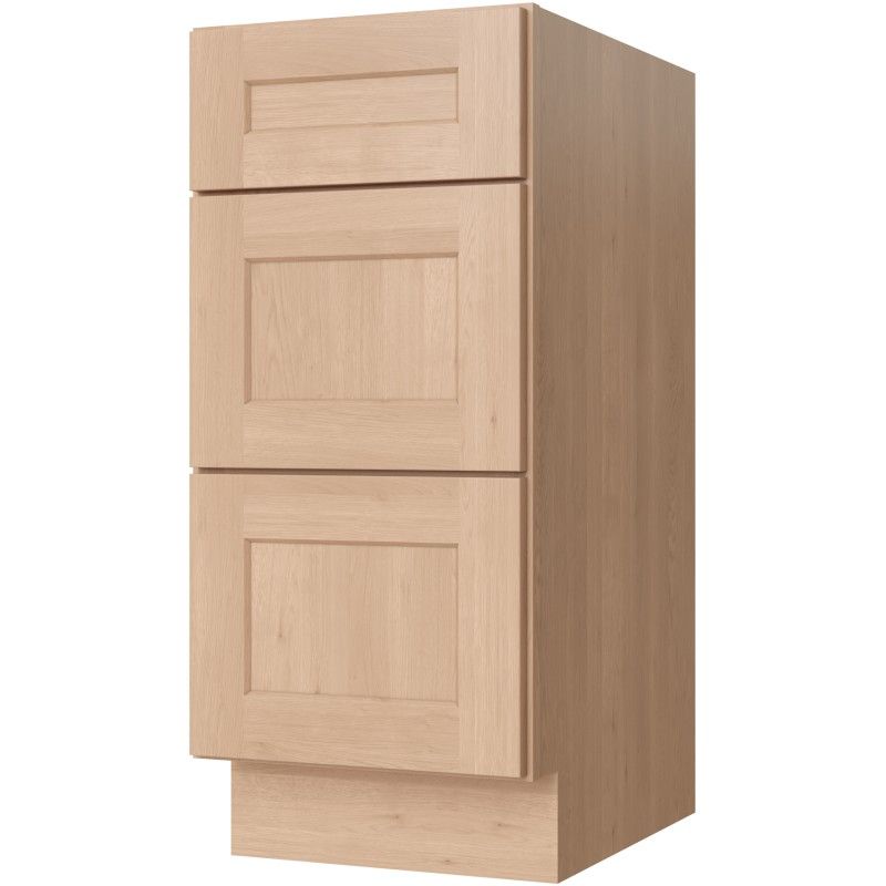 Toffee Stained 24" Bathroom Vanity Drawer Base