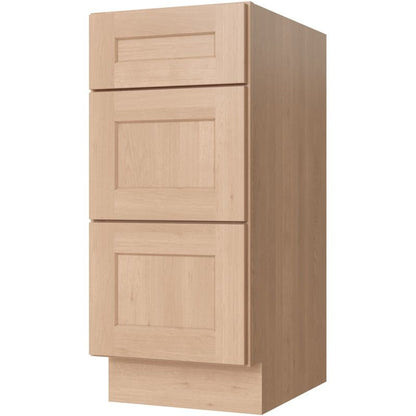 Toffee Stained 24" Bathroom Vanity Drawer Base