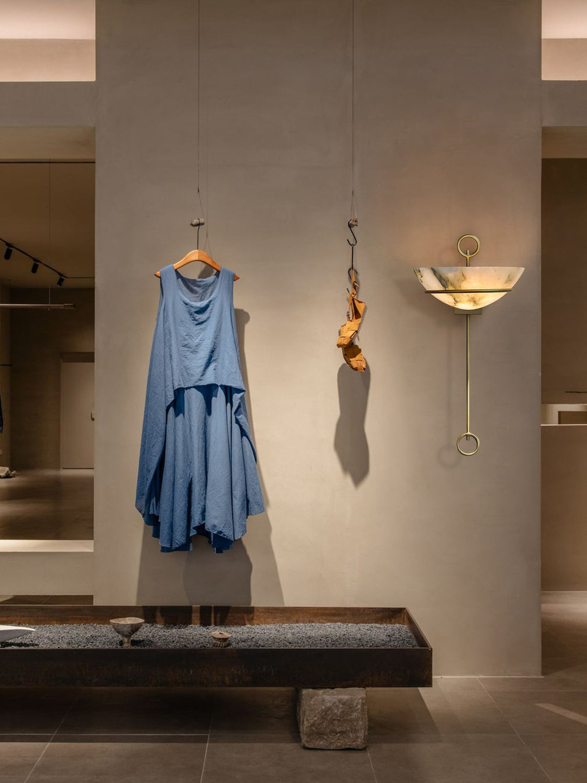 Tether Alabaster Wall Sconce
