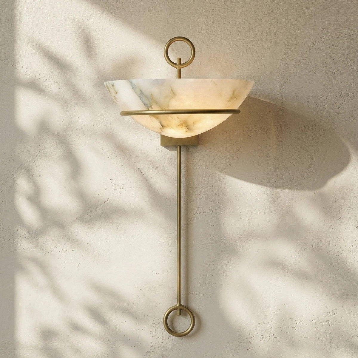 Tether Alabaster Wall Sconce