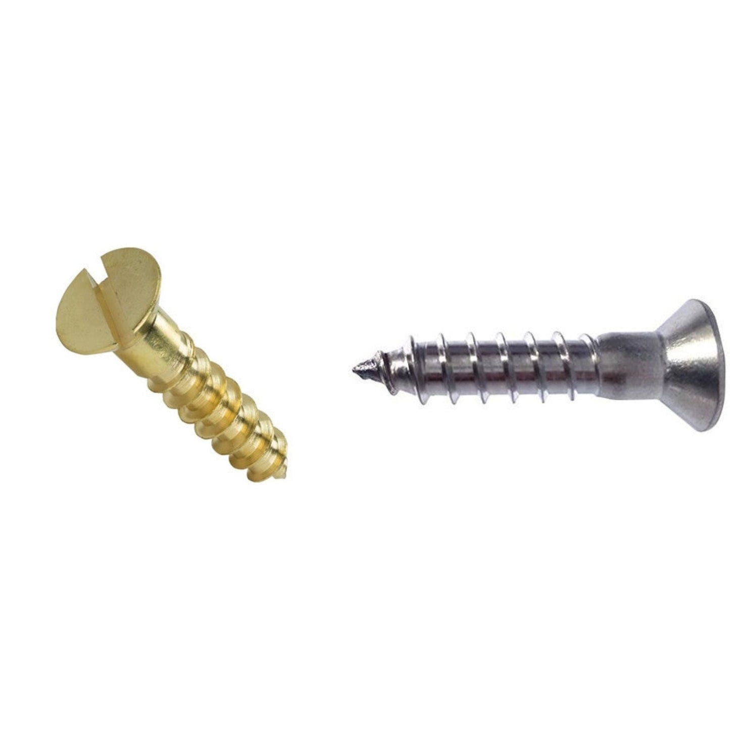 #4 Wood Screw Slotted Flat Head