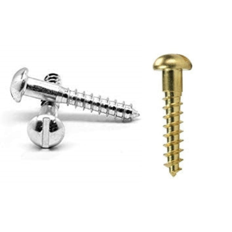 #4 Wood Screws Slotted Round Head