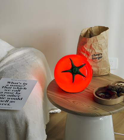 Tomato Glass Table Lamp