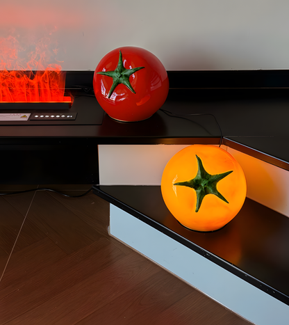 Tomato Glass Table Lamp