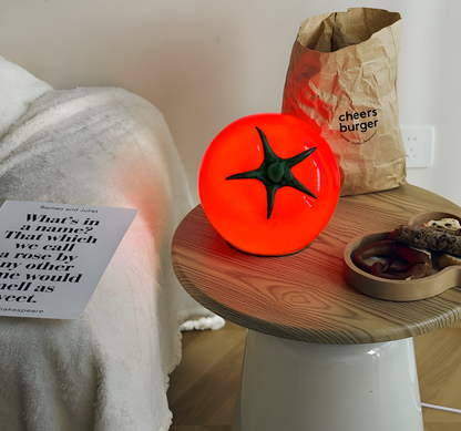 Tomato Glass Table Lamp