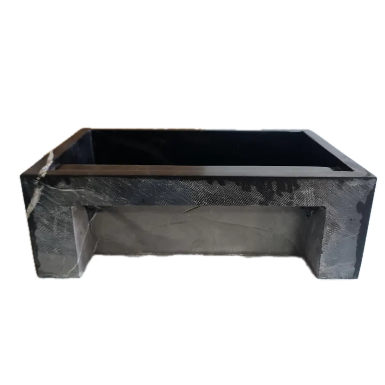 Turkish Black Fluted Wall Mount Bathroom Marble Sink 16 Inch