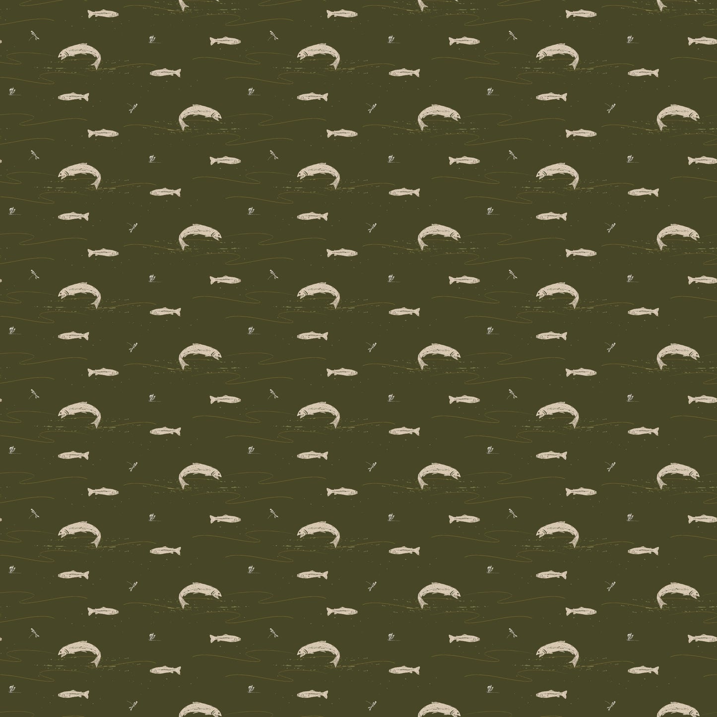 Trout Wallpaper by Cassandra Zaniboni