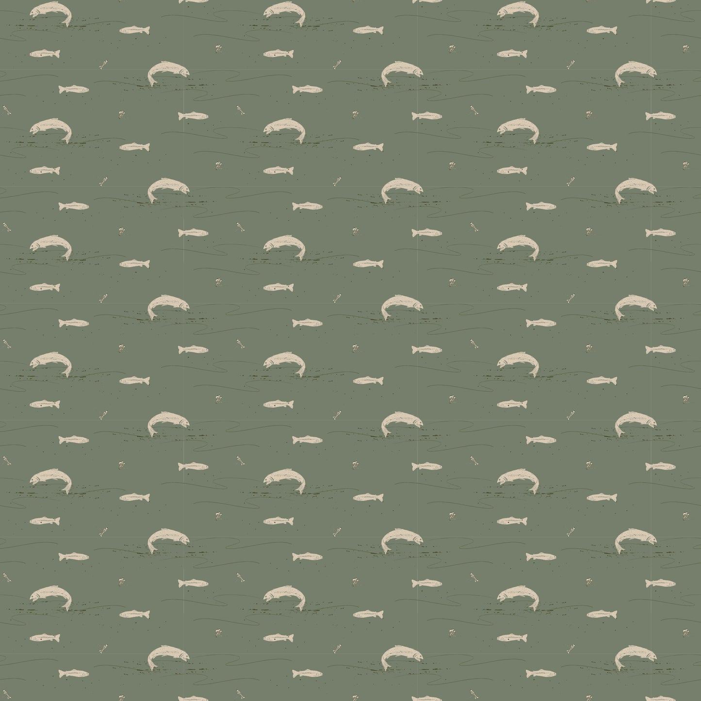 Trout Wallpaper by Cassandra Zaniboni