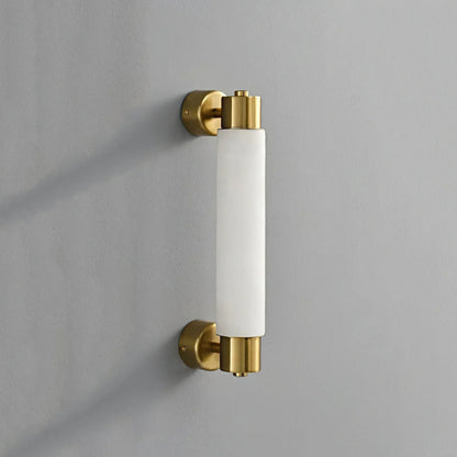 Tube Alabaster Wall Sconce