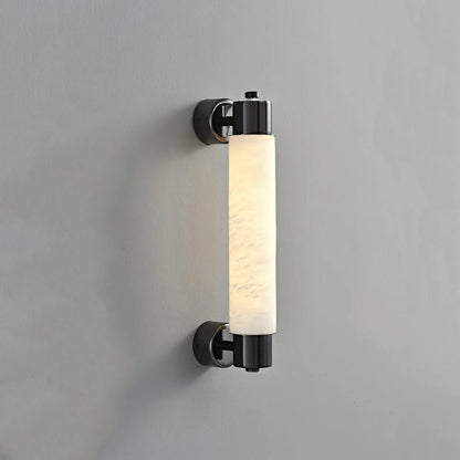 Tube Alabaster Wall Sconce