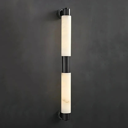 Tube Alabaster Wall Sconce