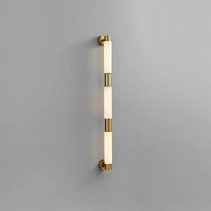Tube Alabaster Wall Sconce